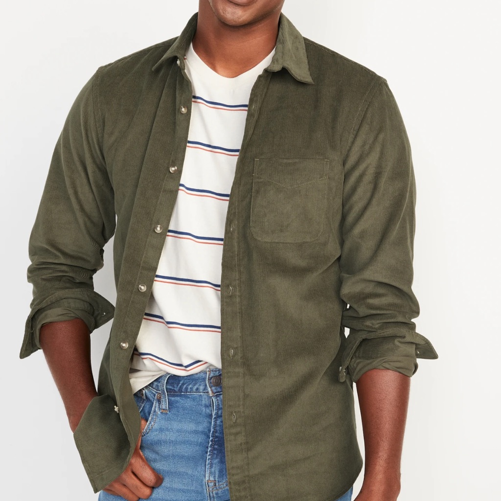 Hunter Green Button Down